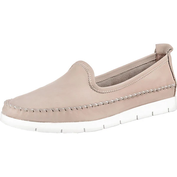 Andrea Conti Sportliche Slipper - Hellgrau 3 Andrea Conti Sportliche Slipper - Hellgrau